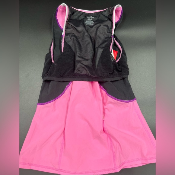 TYR Competitor Women’s Tri Singlet Athletic Tank Top Pink w/ Bra Size S - Picture 8 of 8